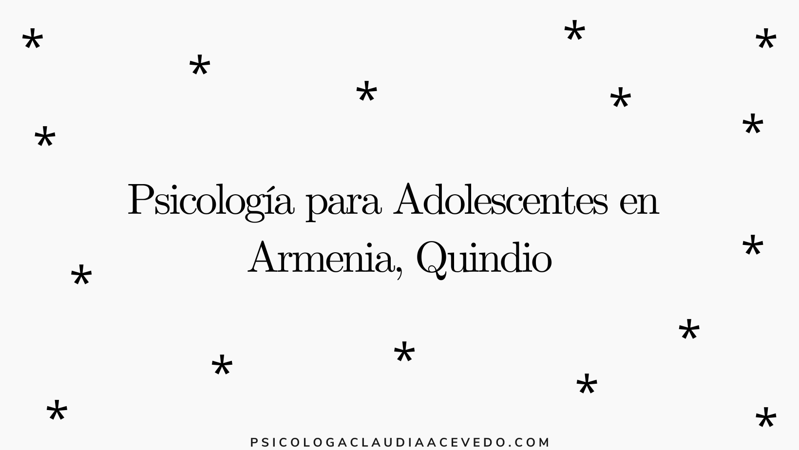 Psicologo adolescentes armenia quindio