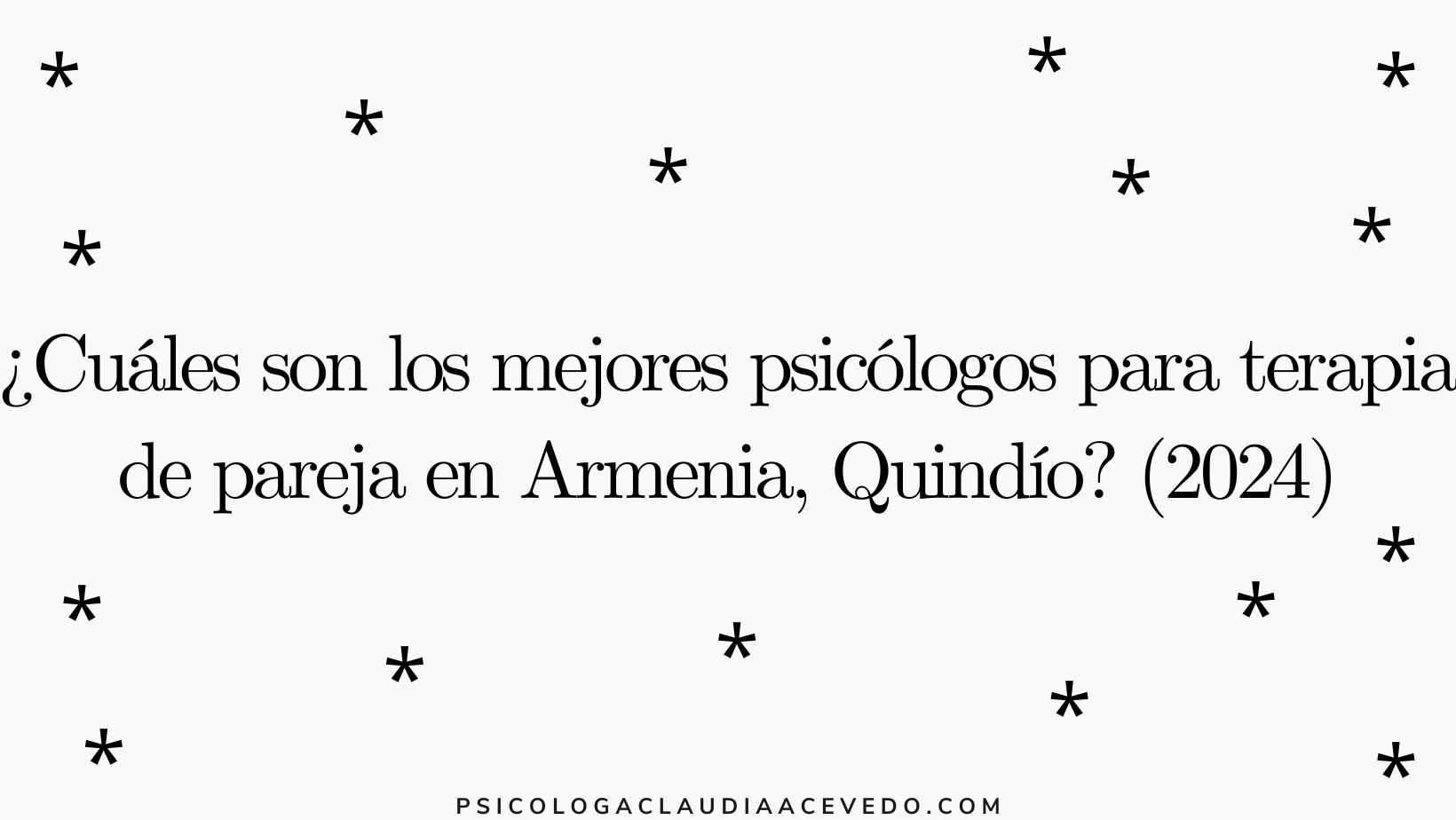 ¿Cuáles son los mejores psicólogos para terapia de pareja en Armenia, Quindío? (2024) 